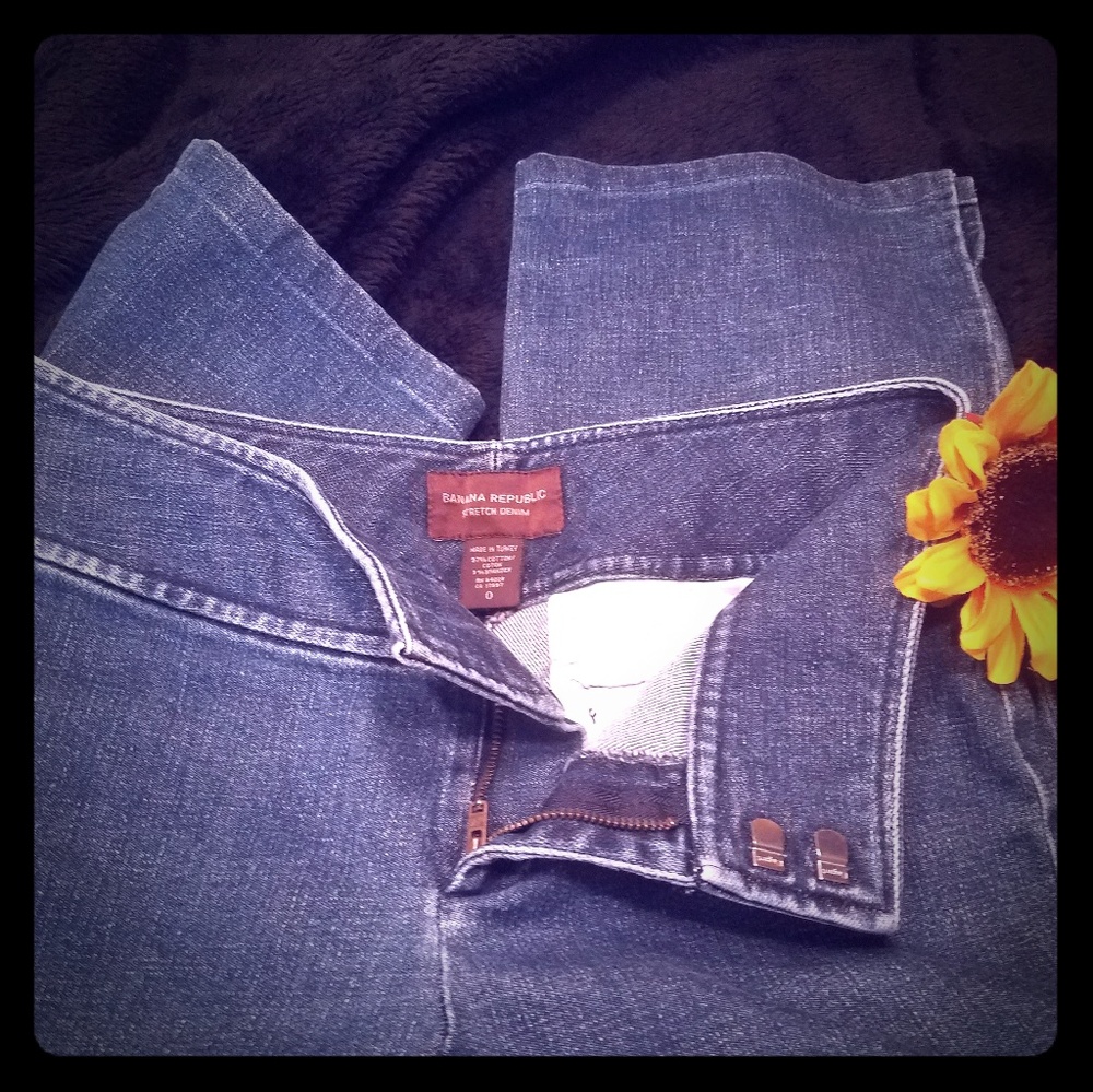 Banana Republic Stretch Capri Jeans